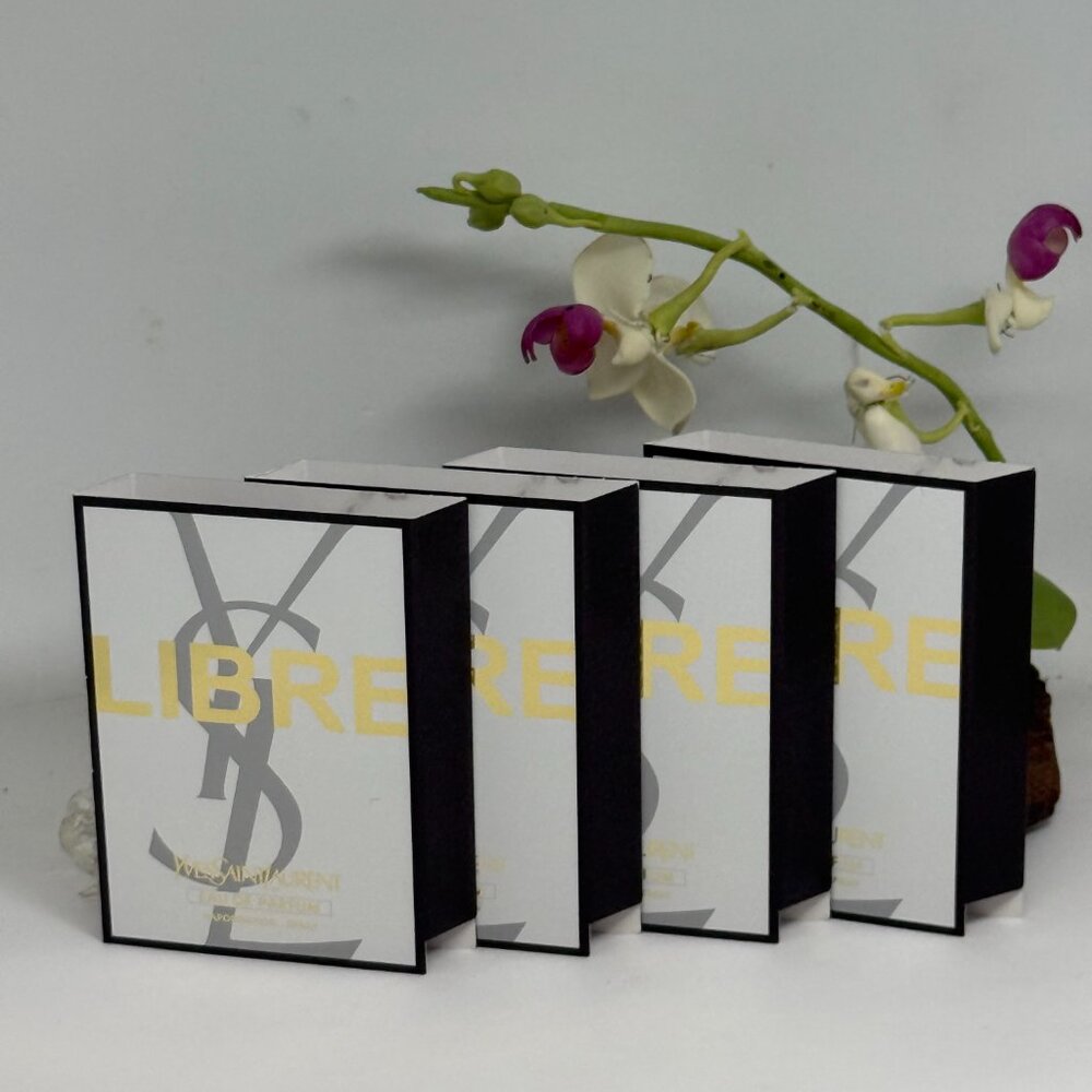 4x YSL Yves Saint Laurent Libre EDP Spray for Women - .04 fl oz Vial in Card - Picture 3 of 7